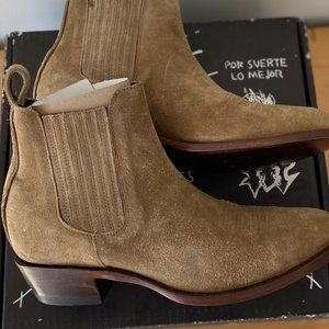 Mexicana Estudio Bis Tan Suede Ankle 